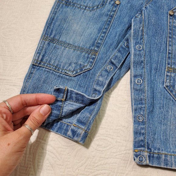 Retro Radio Flyer Wagon Overalls 18 months - Picture 7 of 12